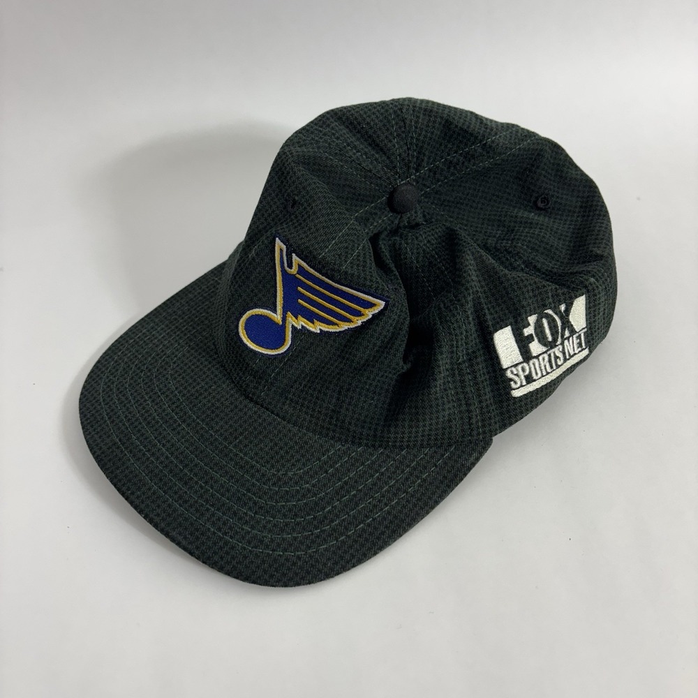 St Louis Blues Houndstooth Hat Green And Black RARE Regal Headwear